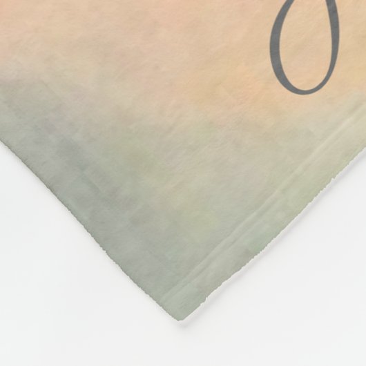 Rainbow Baby Girl Angel Sleeping on Cloud Fleece Deken (Hoek)