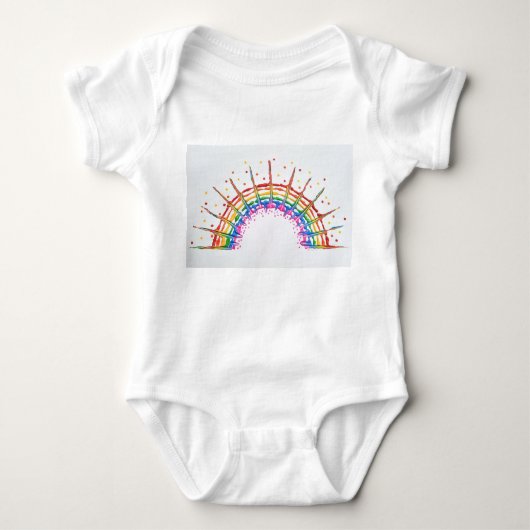 Rainbow Baby Jersey Bodysuit (Voorkant)