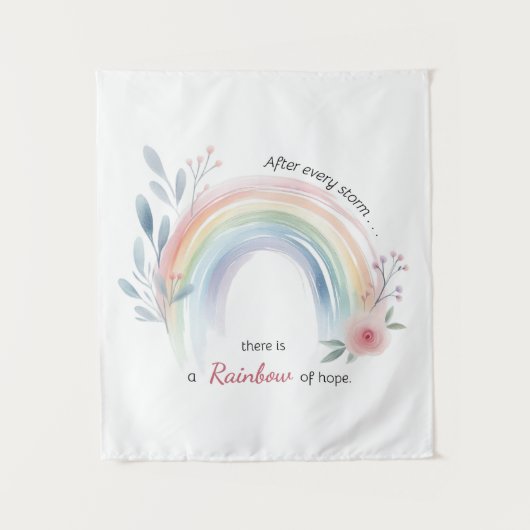 Rainbow Baby Miracle Foto Achtergrond Wandkleed (Voorkant)