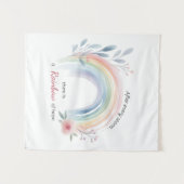 Rainbow Baby Miracle Foto Achtergrond Wandkleed (Voorkant (horizontaal))