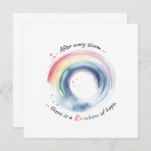 Rainbow Baby Miracle Kaart (Voorkant / Achterkant)