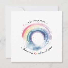 Rainbow Baby Miracle Kaart
