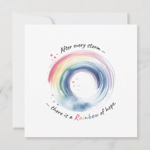 Rainbow Baby Miracle Kaart
