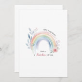 Rainbow Baby Miracle Kaart (Voorkant / Achterkant)