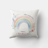 Rainbow Baby Miracle Kussen (Achterkant)