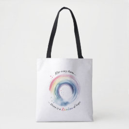Rainbow Baby Miracle Tote Bag