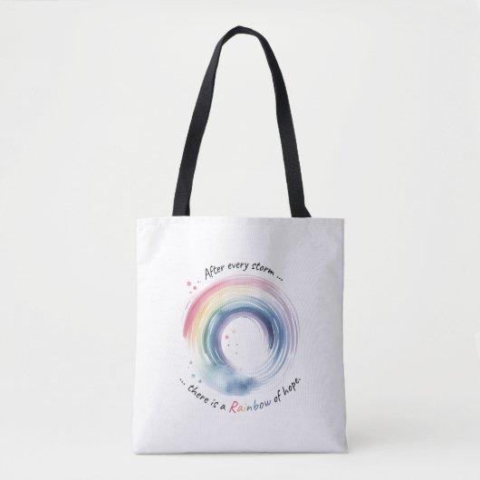 Rainbow Baby Miracle Tote Bag (Voorkant)