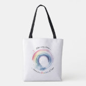 Rainbow Baby Miracle Tote Bag (Achterkant)