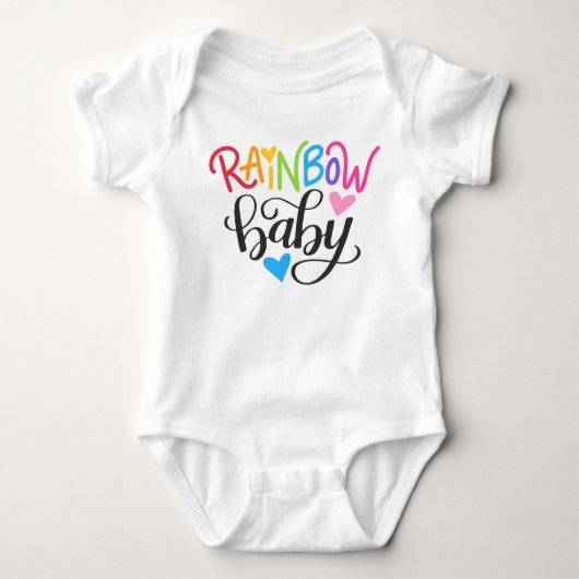 Rainbow Baby Newborn Hope Storm Romper (Voorkant)