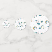 Rainbow Baby Pastelpatroon – grillige kwekerij Confetti (Voorkanten)