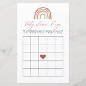 Rainbow Baby shower Bingo Game (Voorkant)