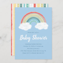 Rainbow Baby shower Blue Boy