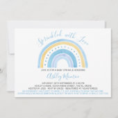 Rainbow Baby shower Boy Baby Sprinkle Kaart (Voorkant)