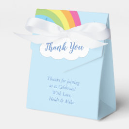 Rainbow Baby shower Favor Box Bedankdoosjes