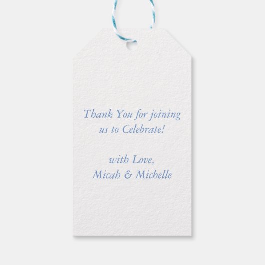 Rainbow Baby shower Favor Gift Labels Cadeaulabel (Achterkant)