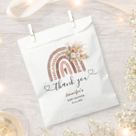 Rainbow Baby shower Genderneutraal Boho Bedankzakje