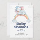 Rainbow Baby shower Invitation Kaart (Voorkant)