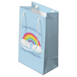 Rainbow Baby shower Middelgrote Gift Bag Klein Cadeauzakje
