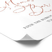 Rainbow Baby shower Mimosa Bar Poster (Hoek)