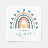Rainbow Baby shower Napkins Servet (Voorkant)