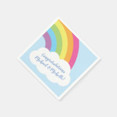 Rainbow Baby shower Napkins Servet (Hoek)