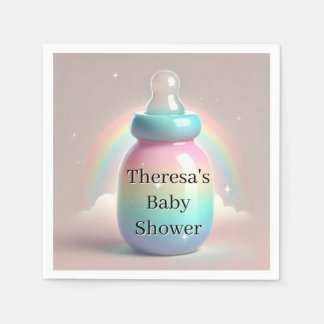 Rainbow Baby shower Napkins Servet