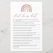 Rainbow Baby shower Papa kent beste game (Voorkant)