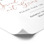 Rainbow Baby shower Sanitization Station Sign Poster (Hoek)