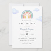Rainbow Baby shower-uitnodiging Kaart (Voorkant)