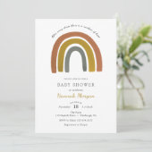 Rainbow Baby shower-uitnodiging Kaart