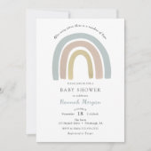 Rainbow Baby shower-uitnodiging Kaart (Voorkant)