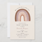 Rainbow Baby shower-uitnodiging Kaart (Voorkant)