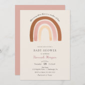 Rainbow Baby shower-uitnodiging Kaart (Voorkant / Achterkant)
