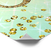 Rainbow Baby shower Welkomstteken Poster (Hoek)