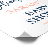 Rainbow-Baby shower: welkomstteken Poster (Hoek)