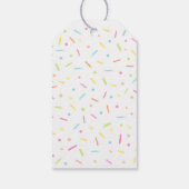 Rainbow Baby Sprinkle Bedankt Cadeaulabel (Achterkant)