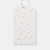 Rainbow Baby Sprinkle Bedankt Cadeaulabel (Achterkant)