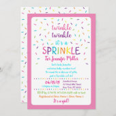 Rainbow Baby Sprinkle Kaart (Voorkant / Achterkant)