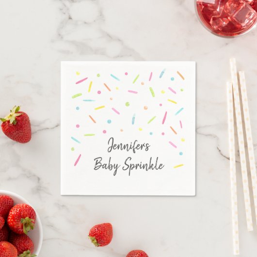 Rainbow Baby Sprinkle Servet (Insitu)