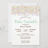 Rainbow Baby Sprinkle Uitnodiging (Voorkant)