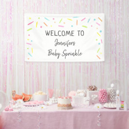 Rainbow Baby Sprinkle Welkom Spandoek