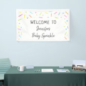 Rainbow Baby Sprinkle Welkom Spandoek (Beurs)