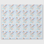 Rainbow Baby Twins Custom Cadeaupapier (Vlak)