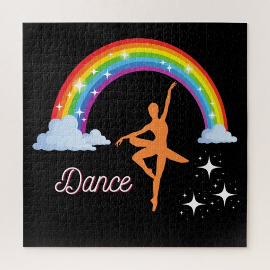 Rainbow Ballerina Dance Legpuzzel (Verticaal)