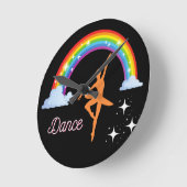 Rainbow Ballerina Dance Ronde Klok (Hoek)