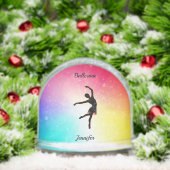 Rainbow Ballerina Sneeuwbol (Kerstmis)