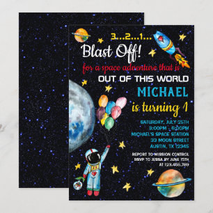 Rainbow-ballonraketten voor de buitenruimtevaart kaart