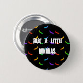 Rainbow Banana Ronde Button 5,7 Cm (Voorkant /achterkant)