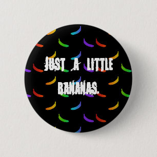 Rainbow Banana Ronde Button 5,7 Cm