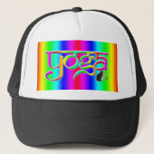 Rainbow Band Yoga Trucker Pet (Voorkant)